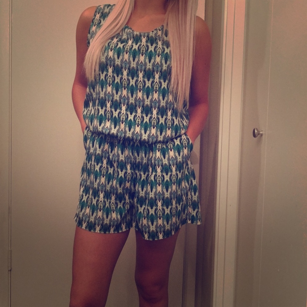 Bohemian Print Romper